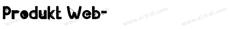 Produkt Web字体转换